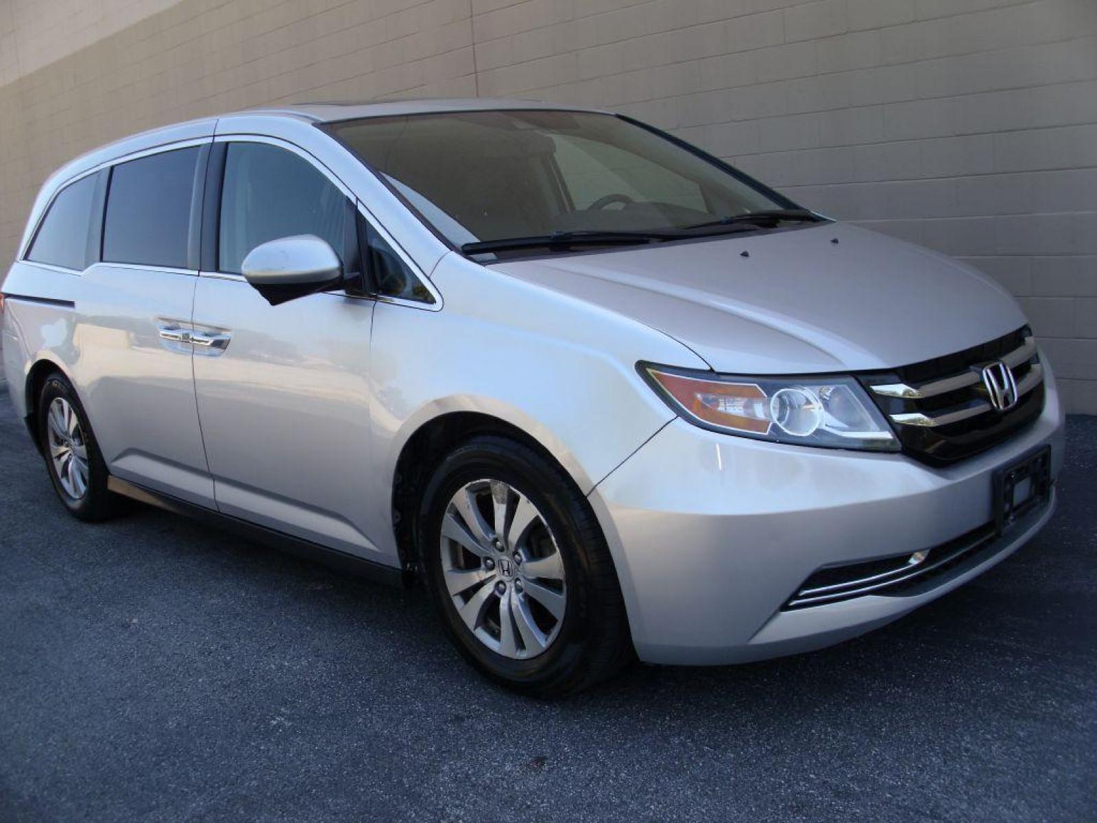 2014 SILVER HONDA ODYSSEY EXL (5FNRL5H62EB) with an 3.5L engine, Automatic transmission, located at 12019 San Pedro Avenue, San Antonio, TX, 78216, (210) 494-5895, 29.551861, -98.487602 - Lane Watch; Backup Camera; Bluetooth Technology; 3rd Row Seats; Leather Seats; Heated Seats; Power Sun/Moon Roof, 7-Passenger Seating; Power Sliding Doors; Power Liftgate; Lane Departure Warning; DVD Video System; Navigation System; Smart Key; Air Conditioning; Power Windows; Power Locks; Power Stee - Photo #10