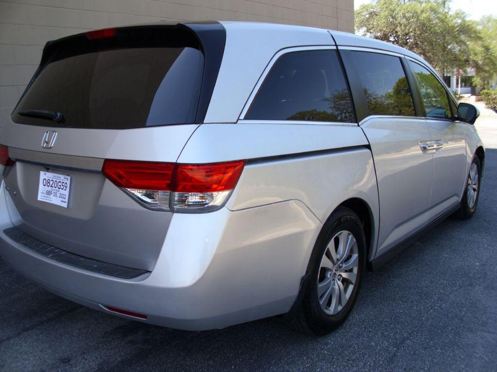 2014 SILVER HONDA ODYSSEY EXL (5FNRL5H62EB) with an 3.5L engine, Automatic transmission, located at 12019 San Pedro Avenue, San Antonio, TX, 78216, (210) 494-5895, 29.551861, -98.487602 - Lane Watch; Backup Camera; Bluetooth Technology; 3rd Row Seats; Leather Seats; Heated Seats; Power Sun/Moon Roof, 7-Passenger Seating; Power Sliding Doors; Power Liftgate; Lane Departure Warning; DVD Video System; Navigation System; Smart Key; Air Conditioning; Power Windows; Power Locks; Power Stee - Photo #11