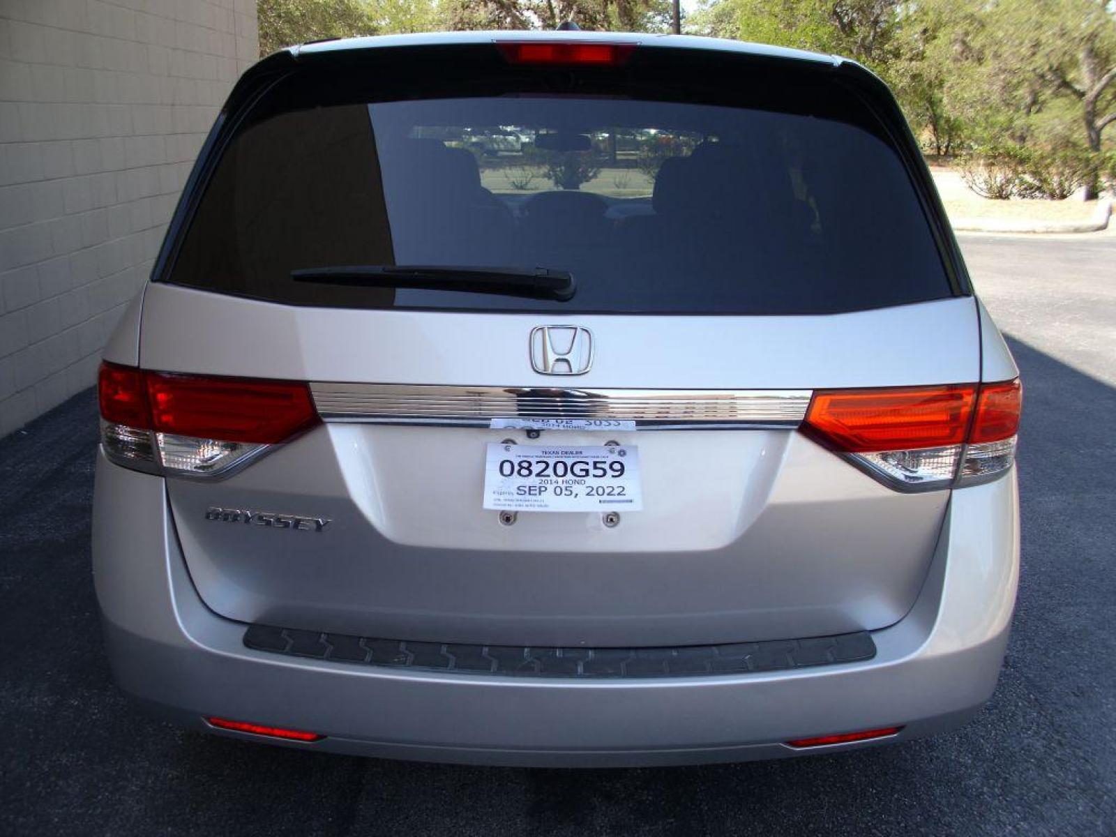 2014 SILVER HONDA ODYSSEY EXL (5FNRL5H62EB) with an 3.5L engine, Automatic transmission, located at 12019 San Pedro Avenue, San Antonio, TX, 78216, (210) 494-5895, 29.551861, -98.487602 - Lane Watch; Backup Camera; Bluetooth Technology; 3rd Row Seats; Leather Seats; Heated Seats; Power Sun/Moon Roof, 7-Passenger Seating; Power Sliding Doors; Power Liftgate; Lane Departure Warning; DVD Video System; Navigation System; Smart Key; Air Conditioning; Power Windows; Power Locks; Power Stee - Photo #14