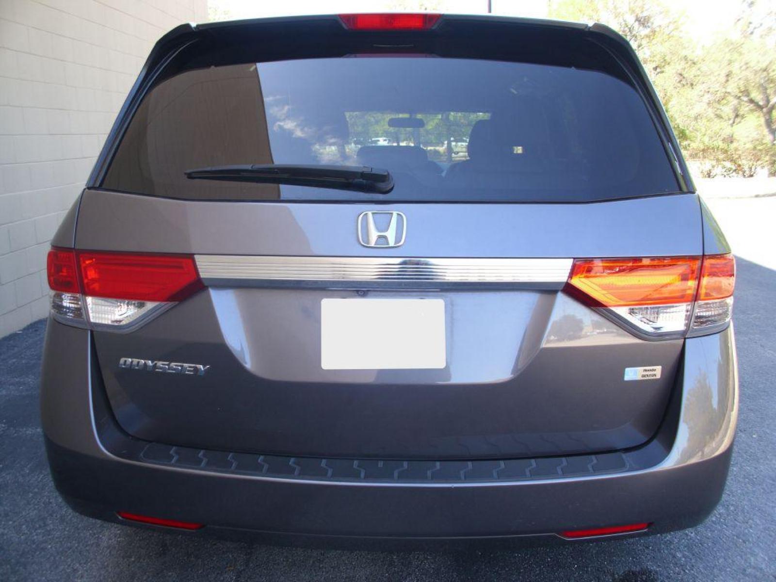 2015 GRAY HONDA ODYSSEY EX (5FNRL5H48FB) with an 3.5L engine, Automatic transmission, located at 12019 San Pedro Avenue, San Antonio, TX, 78216, (210) 494-5895, 29.550915, -98.491142 - IMMACULATE!! Blind Spot Moniter; Backup Camera; Fold-Away 3rd Row; Leather Seats; 8-Passenger Seating; Smart Key; Bluetooth Technology; Power Sliding Doors; Air Conditioning; Power Windows; Power Locks; Power Steering; Tilt Wheel; AM/FM CD/MP3; Satellite; Immobilizer; Keyless Entry; Alarm; Daytime - Photo #6
