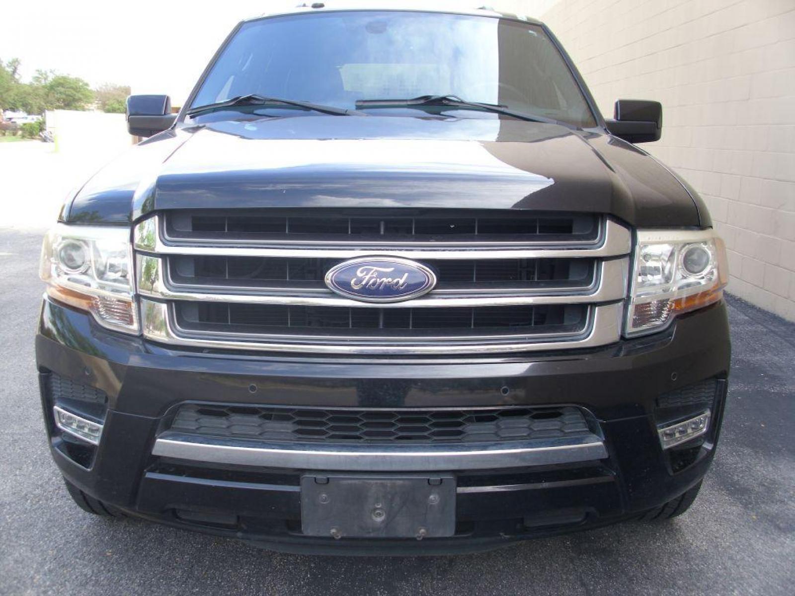 2016 BLACK FORD EXPEDITION LIMITED (1FMJU1KT8GE) with an 3.5L engine, Automatic transmission, located at 12019 San Pedro Avenue, San Antonio, TX, 78216, (210) 494-5895, 29.551861, -98.487602 - ONE-OWNER; Backup Camera; Cruise Control; Leather Seats; Heated and Cooled Seats; Rear Seat Heaters; DVD System; Running Boards; Power Folding Third Row; Full Roof Rack; Moon Roof; Blind-Spot Alert; Parking Sensors; Towing Package; Navigation System; Bluetooth Technology; Tow Hitch; Air Conditioni - Photo #3
