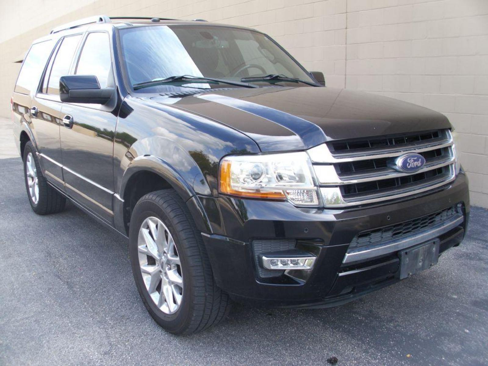 2016 BLACK FORD EXPEDITION LIMITED (1FMJU1KT8GE) with an 3.5L engine, Automatic transmission, located at 12019 San Pedro Avenue, San Antonio, TX, 78216, (210) 494-5895, 29.551861, -98.487602 - ONE-OWNER; Backup Camera; Cruise Control; Leather Seats; Heated and Cooled Seats; Rear Seat Heaters; DVD System; Running Boards; Power Folding Third Row; Full Roof Rack; Moon Roof; Blind-Spot Alert; Parking Sensors; Towing Package; Navigation System; Bluetooth Technology; Tow Hitch; Air Conditioni - Photo #7