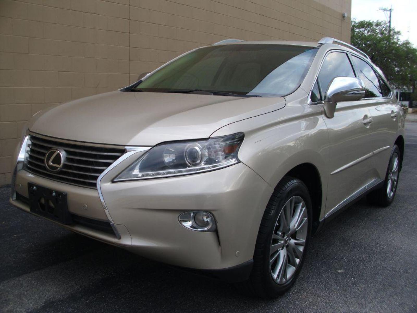 2013 GOLD LEXUS RX 350 (2T2ZK1BA5DC) with an 3.5L engine, Automatic transmission, located at 12019 San Pedro Avenue, San Antonio, TX, 78216, (210) 494-5895, 29.550915, -98.491142 - Photo #3