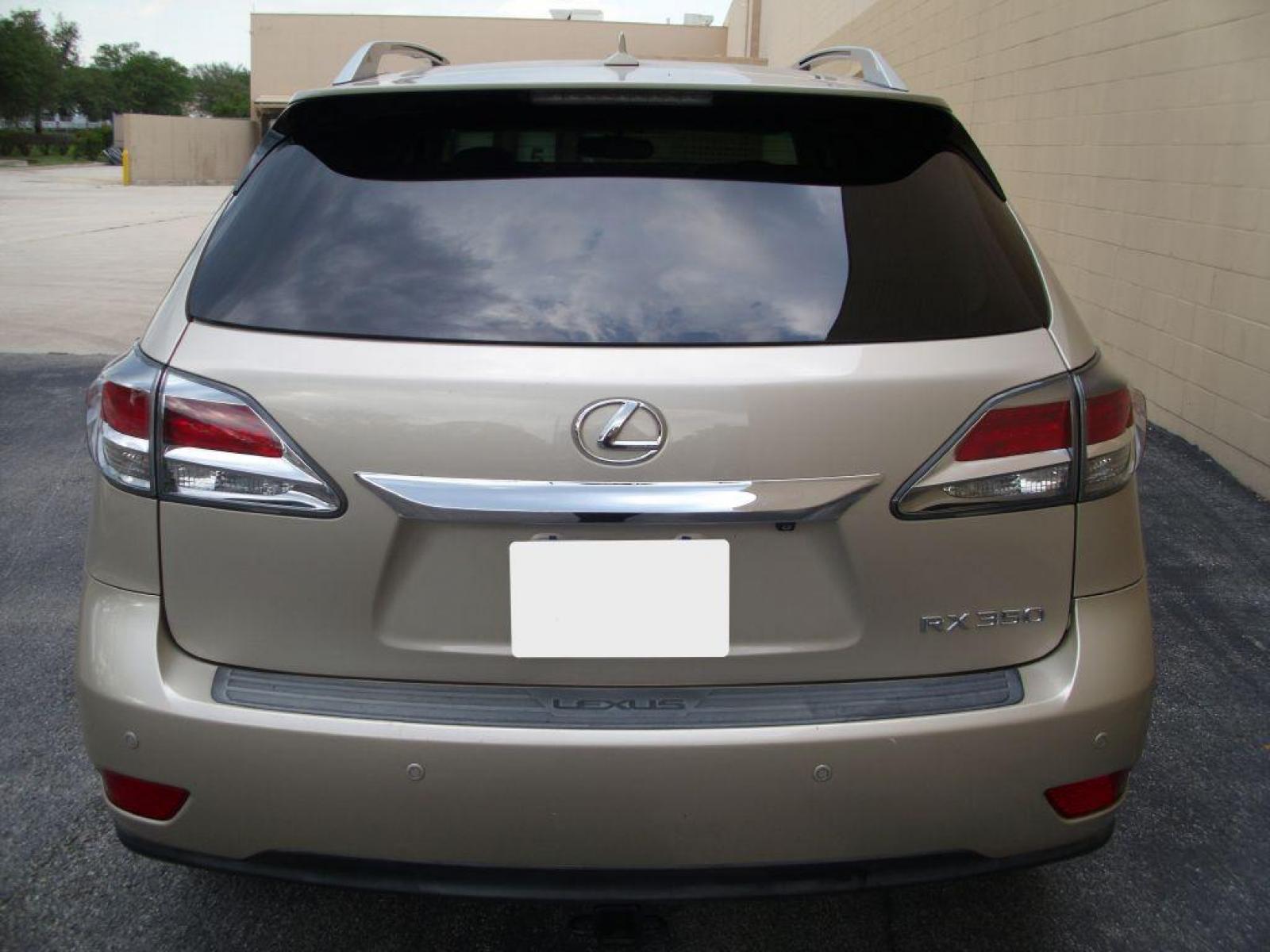 2013 GOLD LEXUS RX 350 (2T2ZK1BA5DC) with an 3.5L engine, Automatic transmission, located at 12019 San Pedro Avenue, San Antonio, TX, 78216, (210) 494-5895, 29.550915, -98.491142 - Photo #4