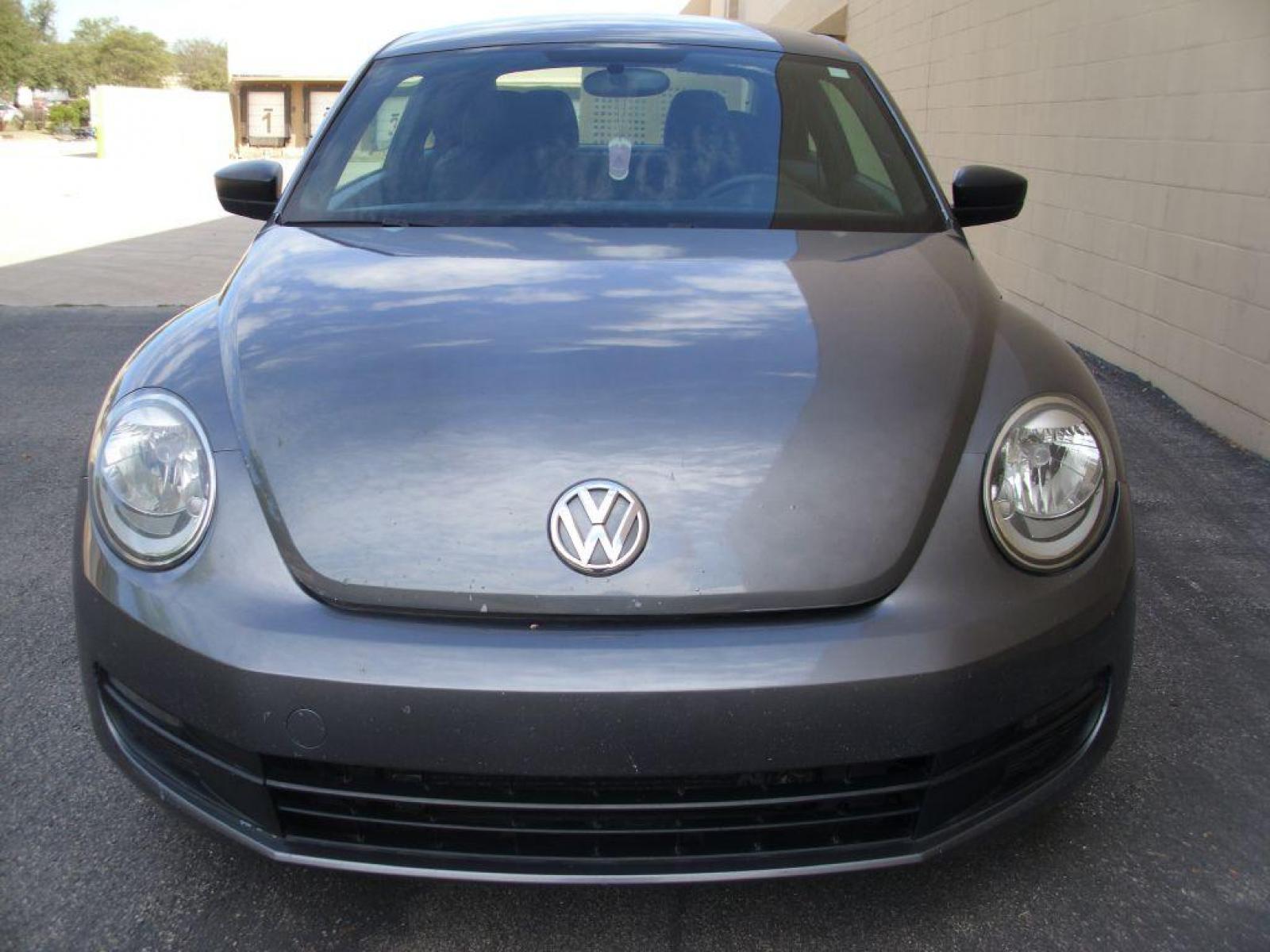 2014 GRAY VOLKSWAGEN BEETLE (3VWF17AT6EM) with an 1.8L engine, Automatic transmission, located at 12019 San Pedro Avenue, San Antonio, TX, 78216, (210) 494-5895, 29.551861, -98.487602 - Air Conditioning; Power Windows; Power Locks; Power Steering; Tilt Wheel; AM/FM CD/MP3; Satellite; Immobilizer; Keyless Entry; Alarm; Daytime Running Lights; Dual Air Bags Front Head and Sides; Active Belts; All Wheel ABS; Retractable Roof Panel We offer financing thru Capital One Auto Finance. - Photo #2