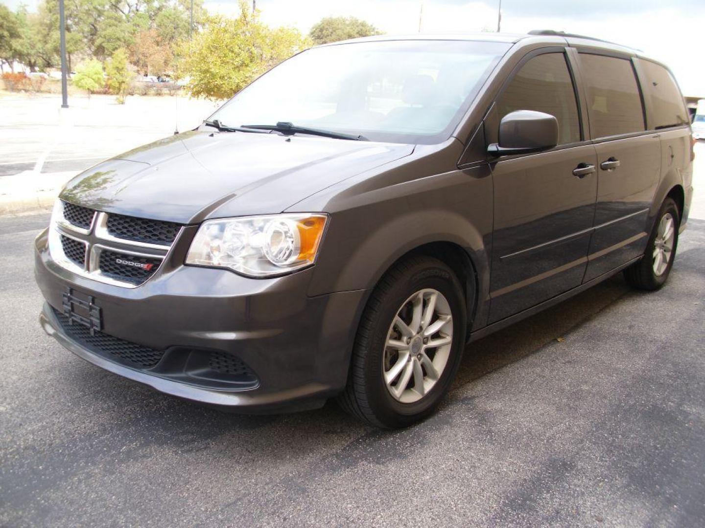 2016 GRAY DODGE GRAND CARAVAN SXT SXT (2C4RDGCG3GR) with an 3.6L engine, Automatic transmission, San Antonio, TX, 78216, (208) 269-7240, 29.424601, -98.495140 - GREAT BUY - VERY CLEAN - Power Sliding Doors (Right and Left), Power Lifegate, 2nd and 3rd Row Power Windows, Air Conditioning; Power Windows; Power Locks; Power Steering; Tilt Wheel; AM/FM CD/MP3; Satellite; AM/FM CD/DVD; Sentry Key; Keyless Entry; Alarm; Available; Dual Front Airbags; Side Air - Photo#2