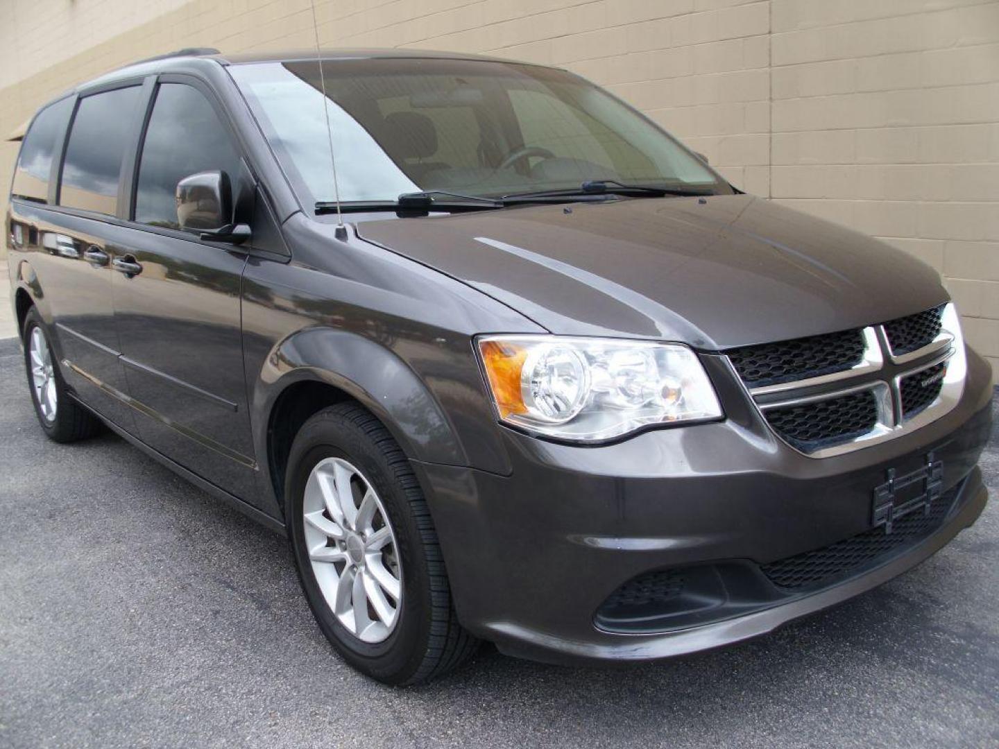 2016 GRAY DODGE GRAND CARAVAN SXT SXT (2C4RDGCG3GR) with an 3.6L engine, Automatic transmission, located at 12019 San Pedro Avenue, San Antonio, TX, 78216, (210) 494-5895, 29.550915, -98.491142 - Photo#1