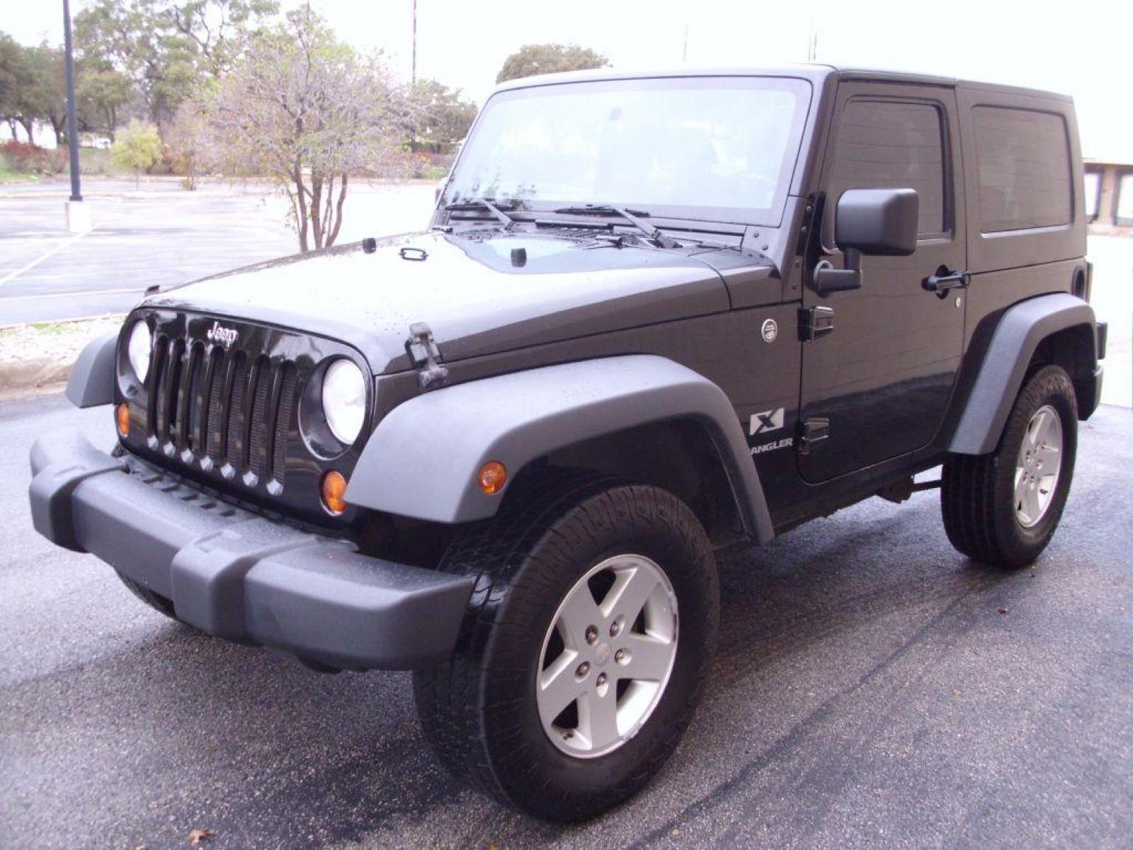 2008 BLACK JEEP WRANGLER X (1J4FA24128L) with an 3.8L engine, Automatic transmission, located at 12019 San Pedro Avenue, San Antonio, TX, 78216, (210) 494-5895, 29.550915, -98.491142 - GREAT CONDITION - VERY SMART - CLEAN - Power Steering; Tilt Wheel; AM/FM CD/MP3; Satellite; Passive sentry key; Dual Front Airbags; Passenger Sensor; Active Belts; Retractable Roof Panel; 4WD/AWD; ABS Brakes; Alloy Wheels; Auxiliary Input; Bluetooth Technology; Cruise Control; Hard Top; Power Windo - Photo #1
