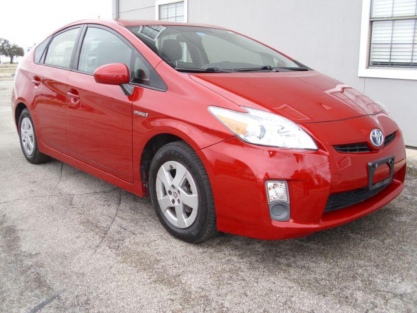 2011 RED TOYOTA PRIUS TWO (JTDKN3DU3B5) with an 1.8L engine, Continuously Variable transmission, located at 12019 San Pedro Avenue, San Antonio, TX, 78216, (210) 494-5895, 29.550915, -98.491142 - Photo#1