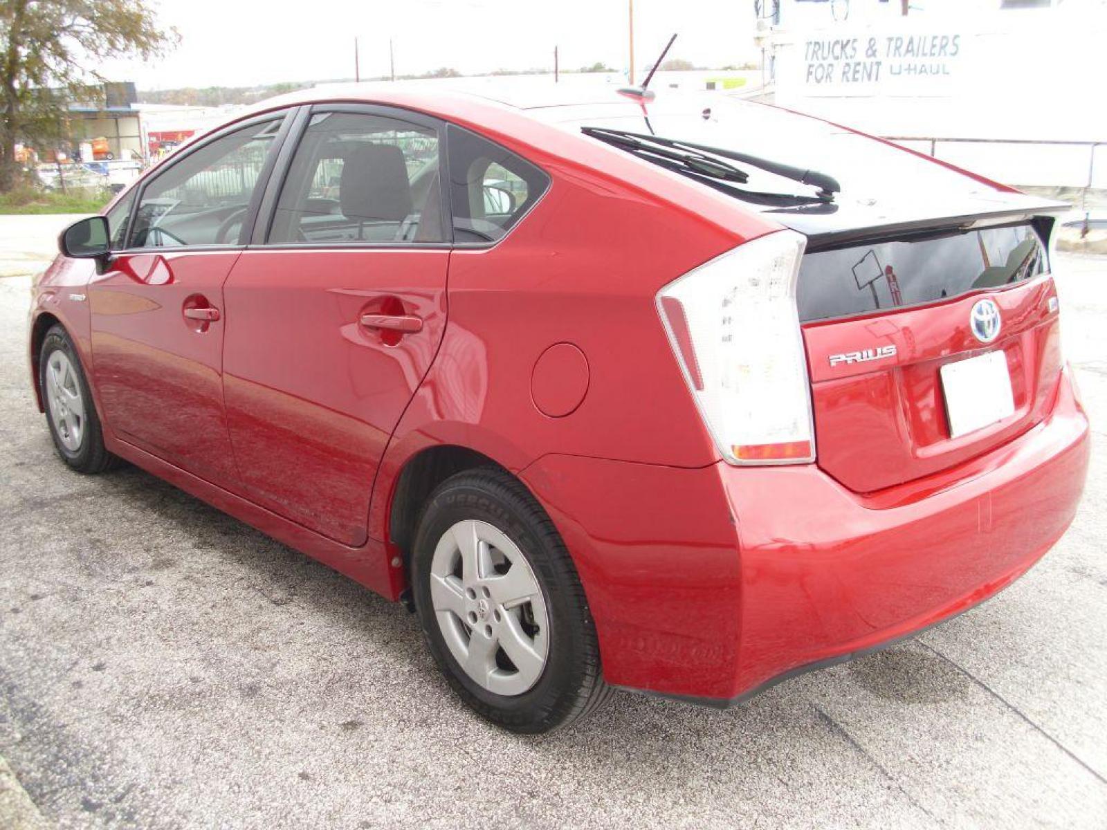 2011 RED TOYOTA PRIUS TWO (JTDKN3DU3B5) with an 1.8L engine, Continuously Variable transmission, located at 12019 San Pedro Avenue, San Antonio, TX, 78216, (210) 494-5895, 29.550915, -98.491142 - Photo #6
