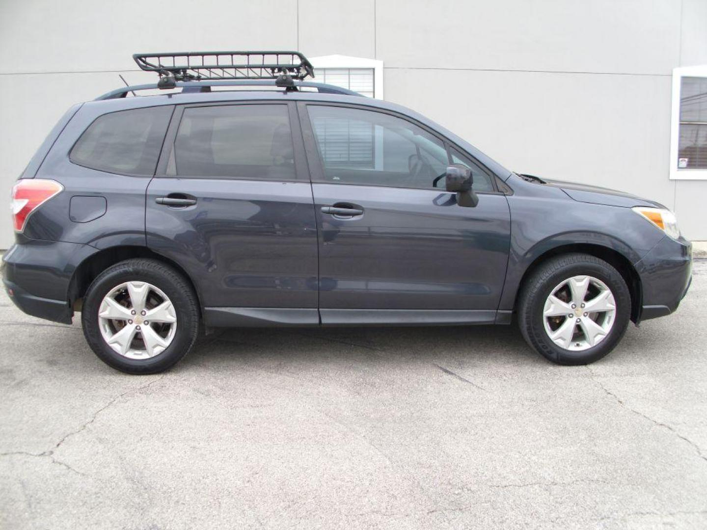 2015 GRAY SUBARU FORESTER 2.5I PREMIUM (JF2SJADC6FH) with an 2.5L engine, Automatic transmission, located at 12019 San Pedro Avenue, San Antonio, TX, 78216, (210) 494-5895, 29.550915, -98.491142 - Photo#0