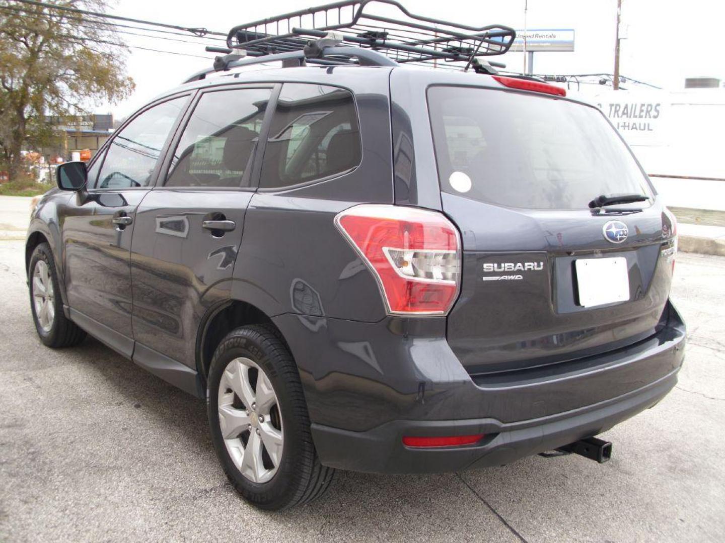 2015 GRAY SUBARU FORESTER 2.5I PREMIUM (JF2SJADC6FH) with an 2.5L engine, Automatic transmission, located at 12019 San Pedro Avenue, San Antonio, TX, 78216, (210) 494-5895, 29.550915, -98.491142 - Photo#4