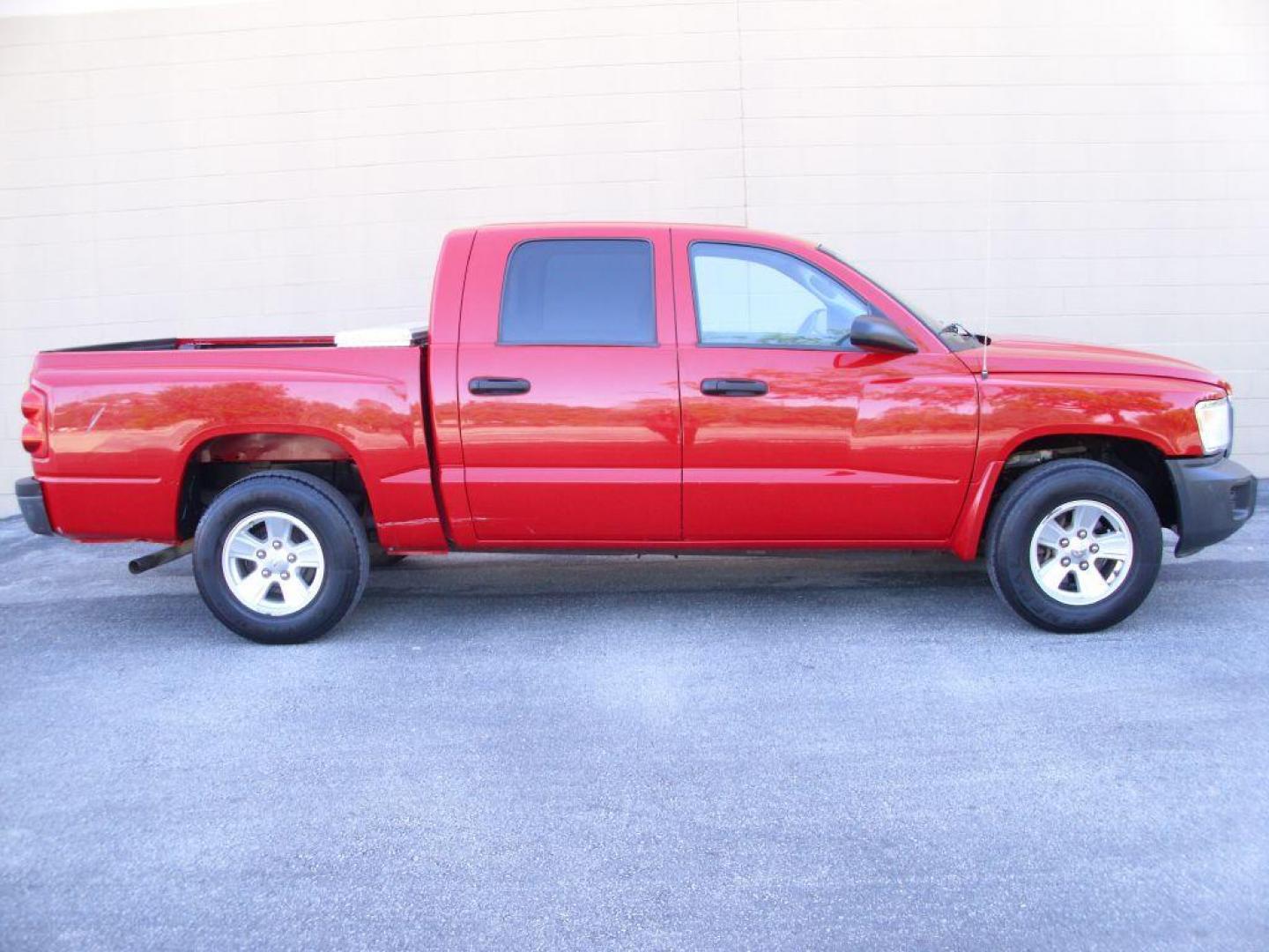 2008 RED DODGE DAKOTA SXT (1D7HE38K98S) with an 3.7L engine, Automatic transmission, located at 12019 San Pedro Avenue, San Antonio, TX, 78216, (210) 494-5895, 29.550915, -98.491142 - Photo#0