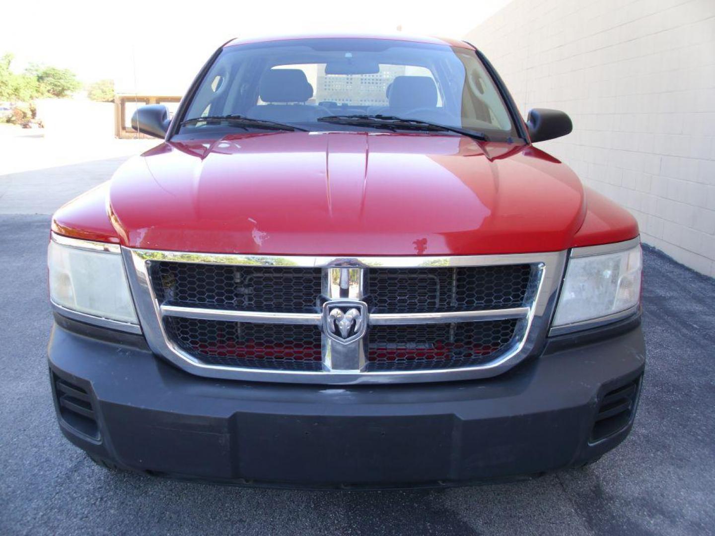 2008 RED DODGE DAKOTA SXT (1D7HE38K98S) with an 3.7L engine, Automatic transmission, located at 12019 San Pedro Avenue, San Antonio, TX, 78216, (210) 494-5895, 29.550915, -98.491142 - Photo#3