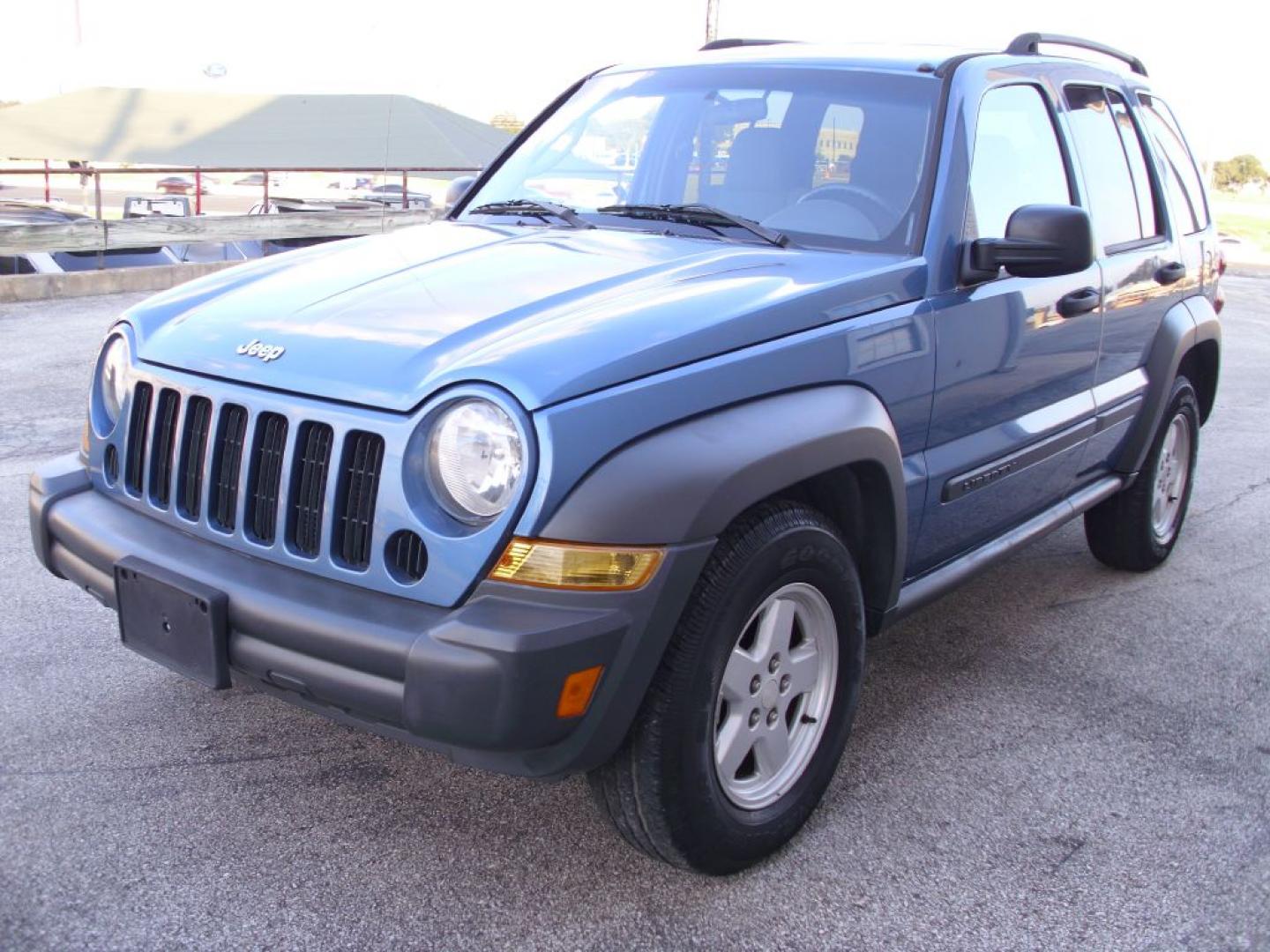 2006 BLUE JEEP LIBERTY SPORT (1J4GK48K26W) with an 3.7L engine, Automatic transmission, located at 2215 Harry Wurzbach Rd , San Antonio, TX, 78209, (208) 269-7240, 29.491415, -98.432098 - NO Accidents or Damages! Great 2 Wheel Drive Vehicle! Cloth Seats; Tow Hitch; Air Conditioning; Power Windows; Power Locks; Power Steering; Tilt Wheel; AM/FM CD; Sentry Key; Alarm; Dual Front Air Bag; Active Belts; All Wheel ABS ** WE DO NOT OFFER BUY HERE PAY HERE FINANCING. or Sub-Prime credit- Photo#1