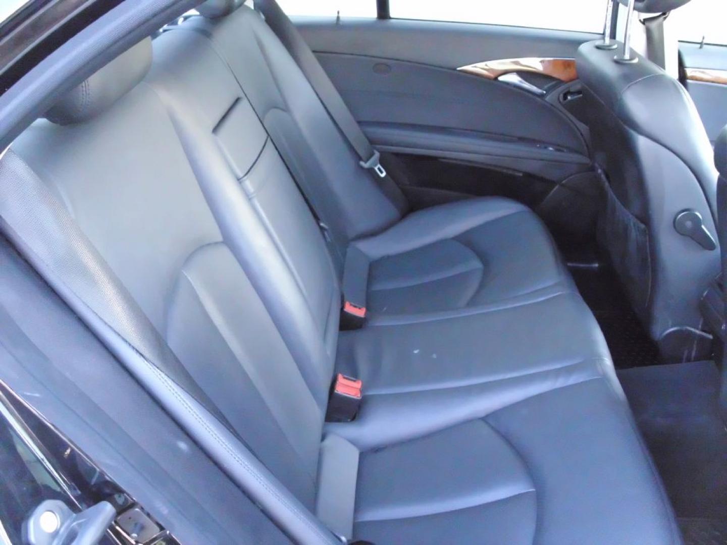 2008 BLACK MERCEDES-BENZ E-CLASS E350 4MATIC (WDBUF87X18B) with an 3.5L engine, Automatic transmission, located at 2215 Harry Wurzbach Rd , San Antonio, TX, 78209, (208) 269-7240, 29.491415, -98.432098 - NO Accidents or Damages; Air Conditioning; Power Windows; Power Locks; Power Steering; Tilt Wheel; AM/FM CD/MP3; Satellite; Sentry Key; Keyless Entry; Alarm; Daytime Running Lights; Dual Airbags Front Head and Side; Active Seatbelts; Passenger Airbag Sensor; Dual Rear Side Airbag; All Wheel ABS; Pow- Photo#12