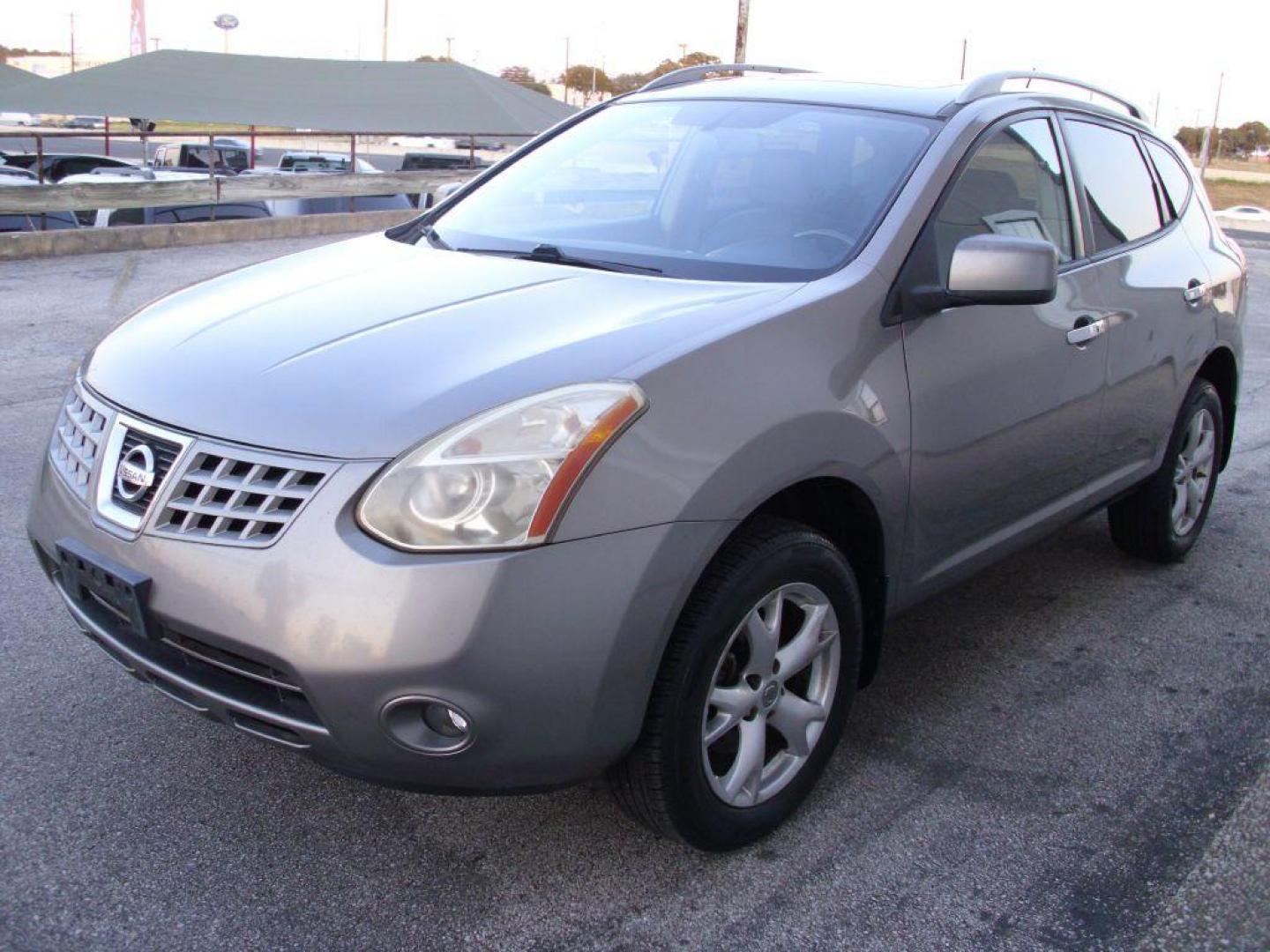 2010 GRAY NISSAN ROGUE S (JN8AS5MV5AW) with an 2.5L engine, Continuously Variable transmission, located at 2215 Harry Wurzbach Rd , San Antonio, TX, 78209, (208) 269-7240, 29.491415, -98.432098 - CARAX- Two Previous Owners! Low Miles! Leather Seats; Heated Seats; Air Conditioning; Power Windows; Power Locks; Power Steering; Tilt Wheel; AM/FM CD/MP3; Satellite; Immobilizer; Keyless Entry; Push Button Start; Alarm; Dual Front Airbags; Side Airbags; Head Airbags; Rear Head Airbags; Active Seatb - Photo#1