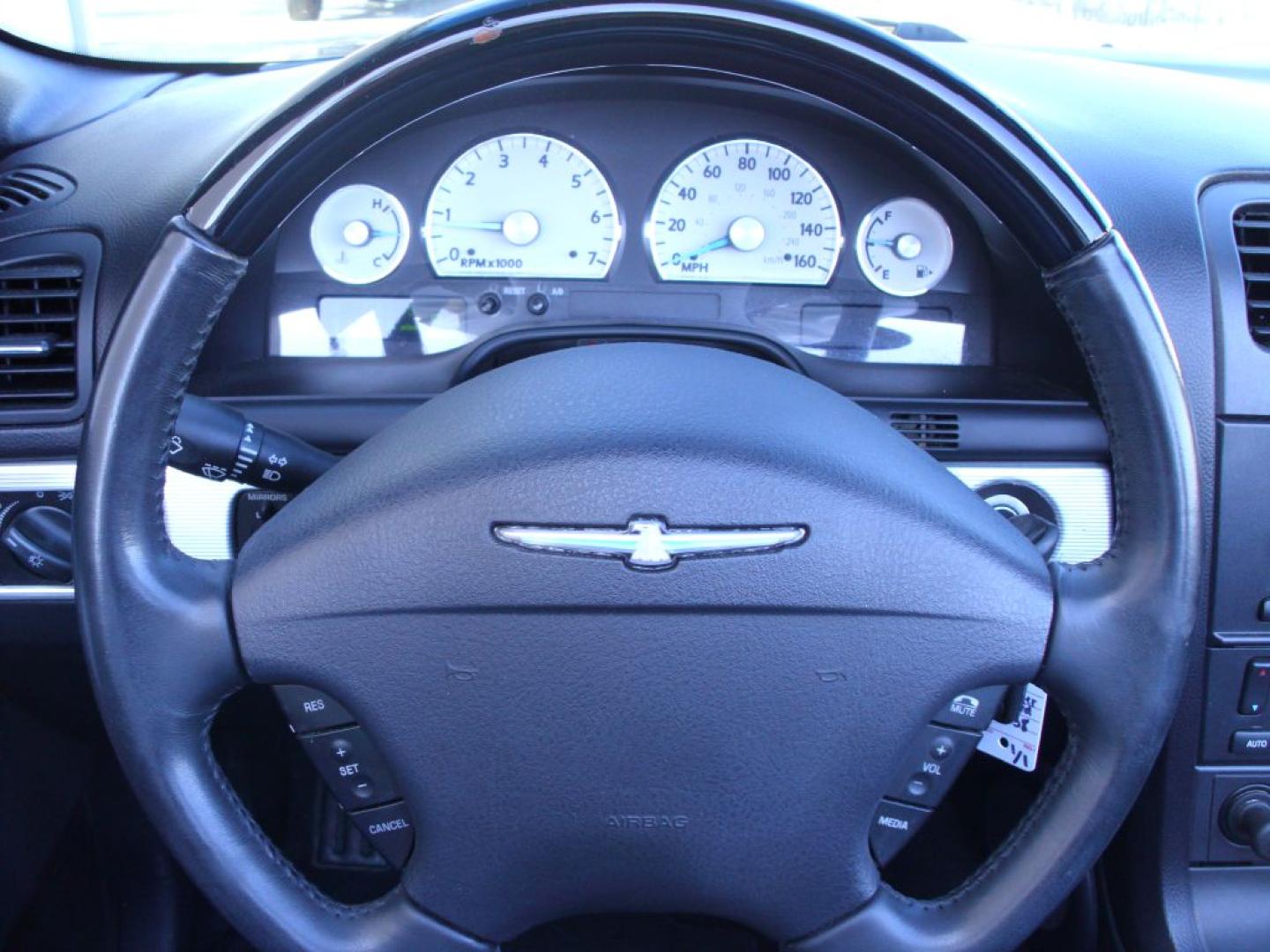 2004 BLACK FORD THUNDERBIRD (1FAHP60A84Y) with an 3.9L engine, Automatic transmission, located at 2215 Harry Wurzbach Rd , San Antonio, TX, 78209, (208) 269-7240, 29.491415, -98.432098- Photo#15