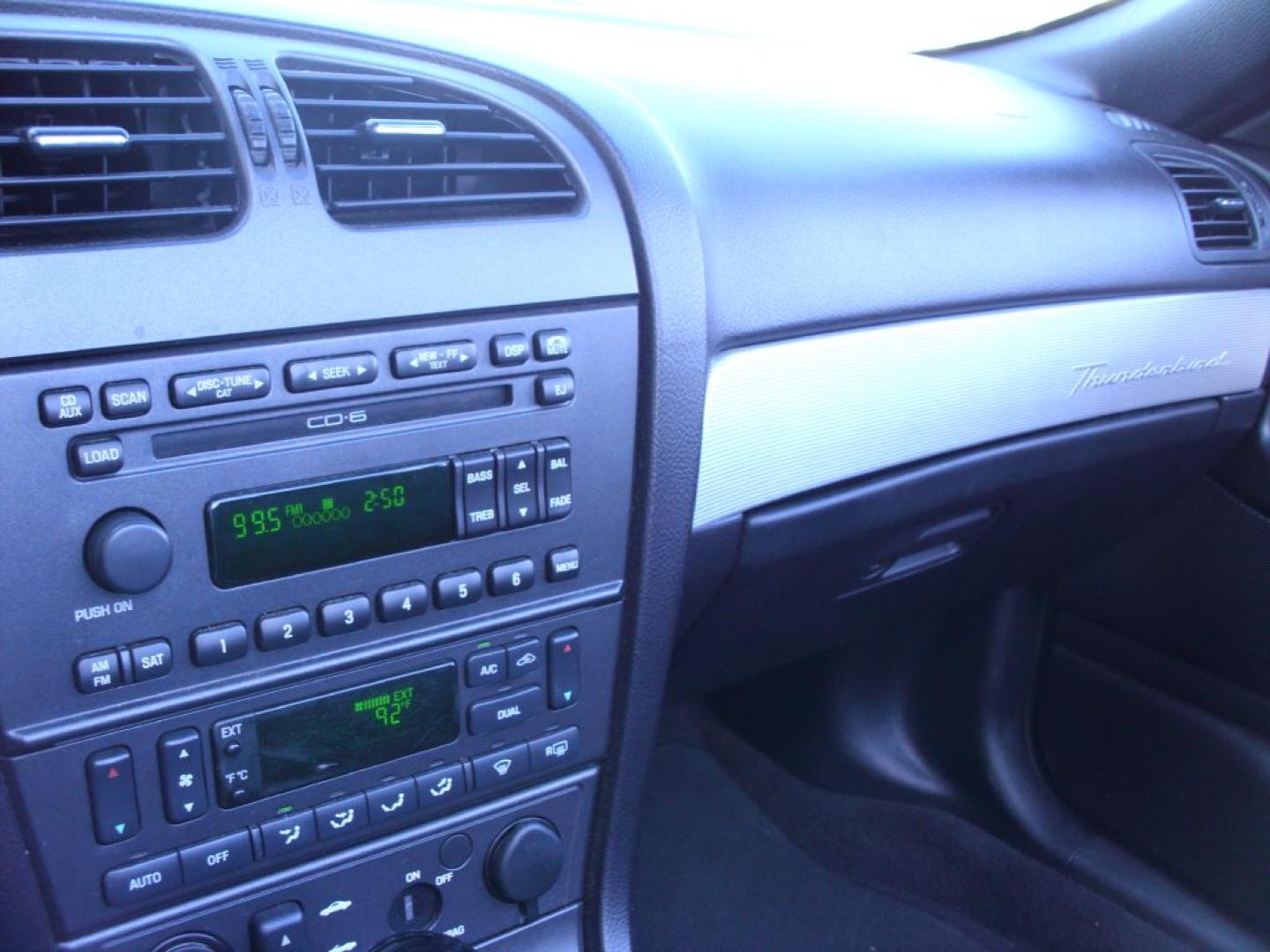 2004 BLACK FORD THUNDERBIRD (1FAHP60A84Y) with an 3.9L engine, Automatic transmission, located at 2215 Harry Wurzbach Rd , San Antonio, TX, 78209, (208) 269-7240, 29.491415, -98.432098- Photo#18