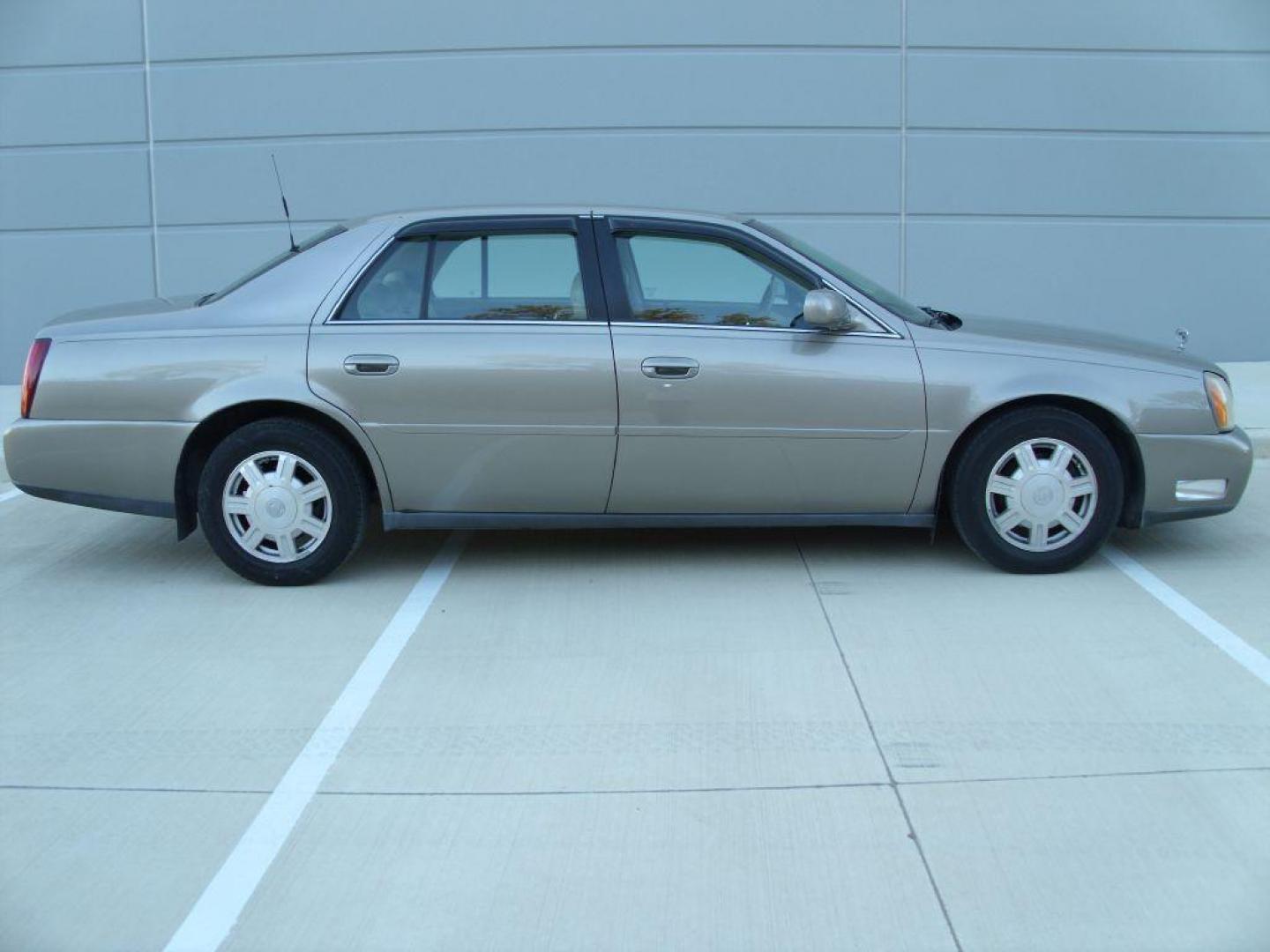 2004 BEIGE CADILLAC DEVILLE (1G6KD54Y84U) with an 4.6L engine, Automatic transmission, located at 12019 San Pedro Avenue, San Antonio, TX, 78216, (208) 269-7240, 29.550915, -98.491142 - Photo#0