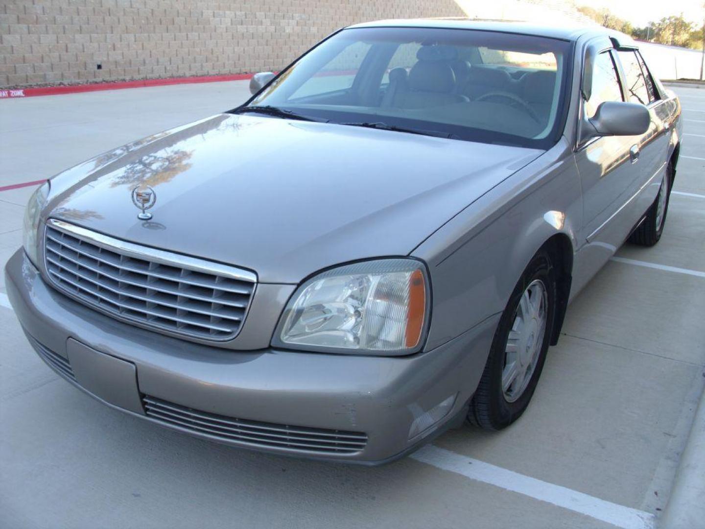 2004 BEIGE CADILLAC DEVILLE (1G6KD54Y84U) with an 4.6L engine, Automatic transmission, located at 12019 San Pedro Avenue, San Antonio, TX, 78216, (208) 269-7240, 29.550915, -98.491142 - Photo#2