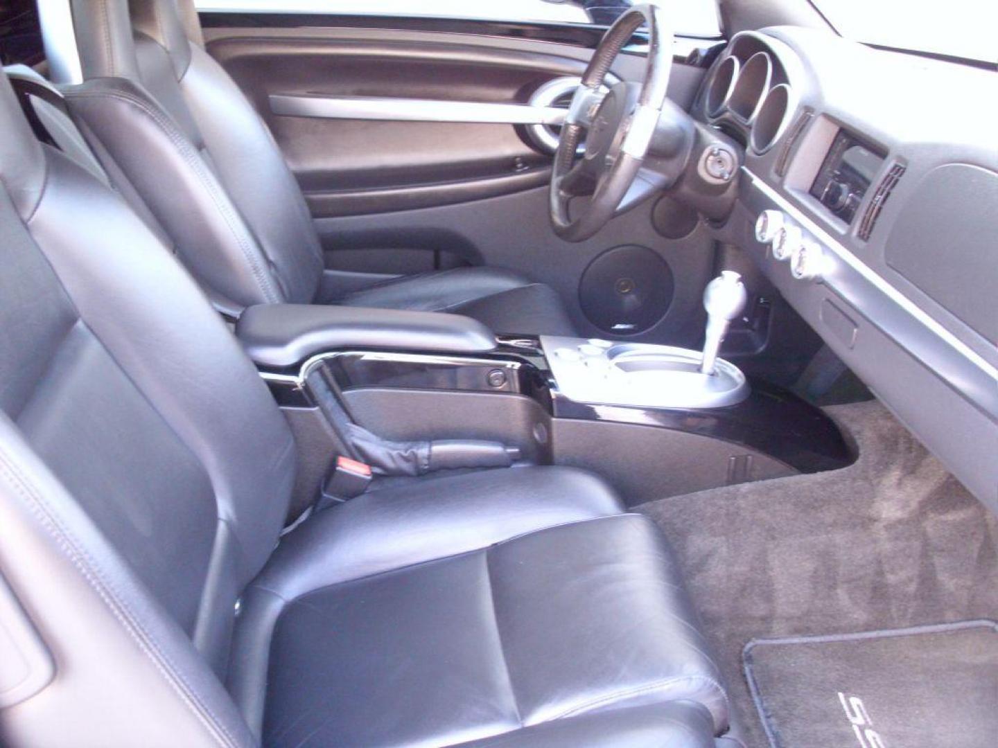 2003 BLACK CHEVROLET SSR (1GCES14P93B) with an 5.3L engine, Automatic transmission, San Antonio, TX, 78216, (208) 269-7240, 29.424601, -98.495140 - FANTASTIC VEHICLE!! 20 Inch Plus Wheels, Hard Top, Leather Seats, Front Seat Heaters, BOSE Sound System, Automatic Transmission; Air Conditioning; Power Windows; Power Locks; Power Steering; Tilt Wheel; Power Seat(S); AM/FM CD; Pass Key Security; Daytime Running Lights; Dual Air Bags Front and Sides - Photo#15