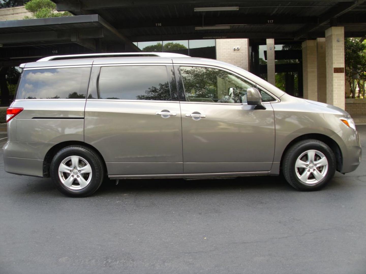 2017 BROWN NISSAN QUEST S (JN8AE2KPXH9) with an 3.5L engine, Continuously Variable transmission, located at 2215 Harry Wurzbach Rd , San Antonio, TX, 78209, (208) 269-7240, 29.491415, -98.432098 - SPACIOUS VAN- FOLD- AWAY THIRD ROW!! Alloy Wheels, Bluetooth Technology, Cloth Seats, Quad Seats, Rear Air Conditioning, Rear View Camera, ABS Brakes, Auxiliary Audio Input, Power Locks, Rear Defroster, AM/FM Stereo, CD Audio, Power Mirrors, Side Airbags, Air Conditioning, Cruise Control, Power Slid- Photo#0