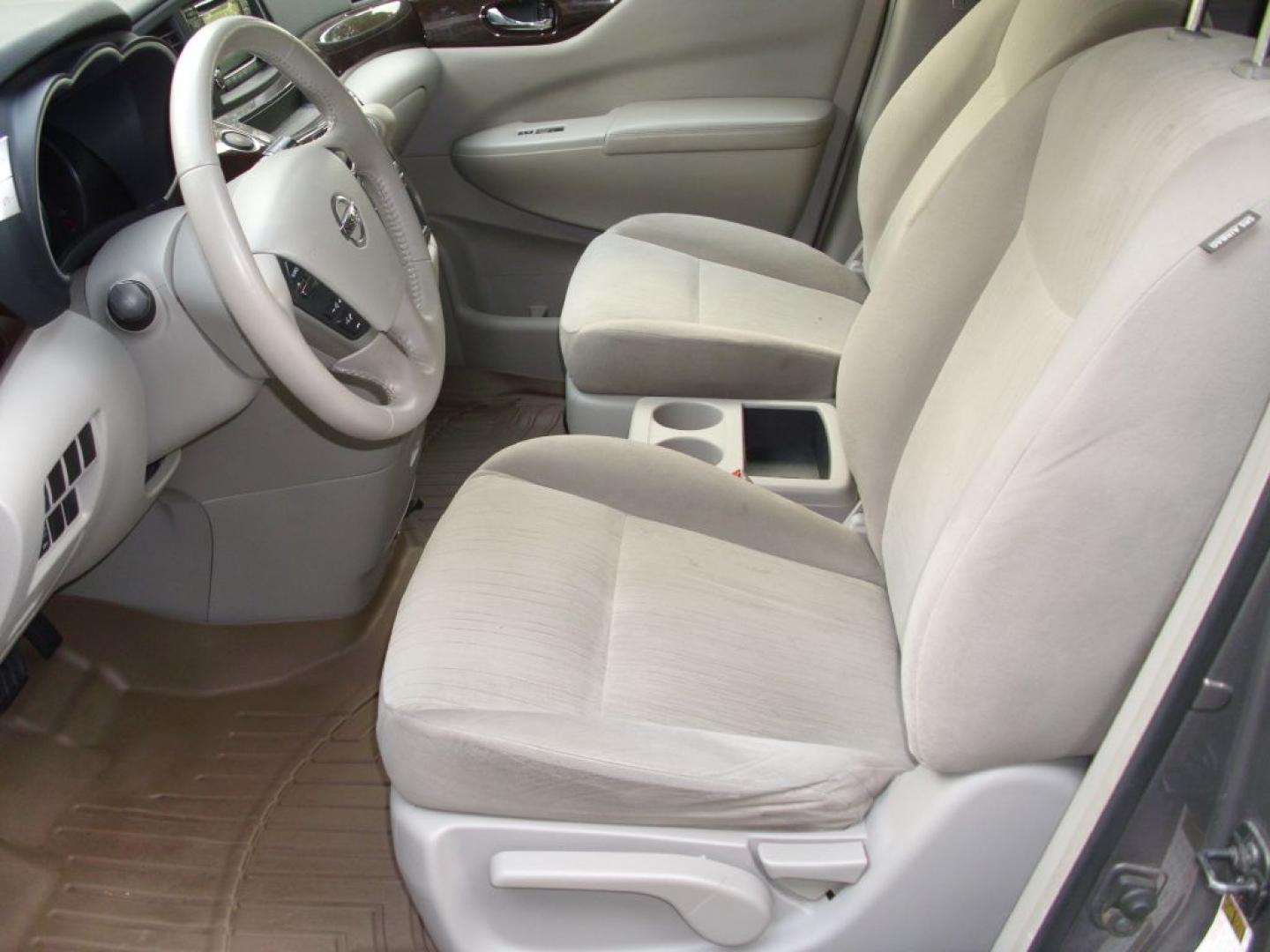 2017 BROWN NISSAN QUEST S (JN8AE2KPXH9) with an 3.5L engine, Continuously Variable transmission, located at 2215 Harry Wurzbach Rd , San Antonio, TX, 78209, (208) 269-7240, 29.491415, -98.432098 - SPACIOUS VAN- FOLD- AWAY THIRD ROW!! Alloy Wheels, Bluetooth Technology, Cloth Seats, Quad Seats, Rear Air Conditioning, Rear View Camera, ABS Brakes, Auxiliary Audio Input, Power Locks, Rear Defroster, AM/FM Stereo, CD Audio, Power Mirrors, Side Airbags, Air Conditioning, Cruise Control, Power Slid- Photo#9