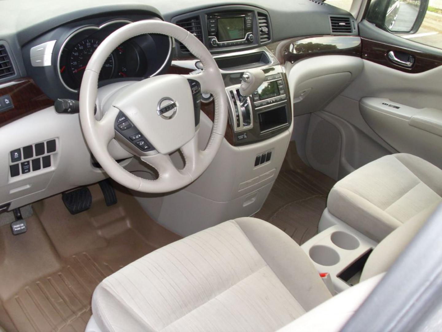 2017 BROWN NISSAN QUEST S (JN8AE2KPXH9) with an 3.5L engine, Continuously Variable transmission, located at 2215 Harry Wurzbach Rd , San Antonio, TX, 78209, (208) 269-7240, 29.491415, -98.432098 - SPACIOUS VAN- FOLD- AWAY THIRD ROW!! Alloy Wheels, Bluetooth Technology, Cloth Seats, Quad Seats, Rear Air Conditioning, Rear View Camera, ABS Brakes, Auxiliary Audio Input, Power Locks, Rear Defroster, AM/FM Stereo, CD Audio, Power Mirrors, Side Airbags, Air Conditioning, Cruise Control, Power Slid- Photo#10