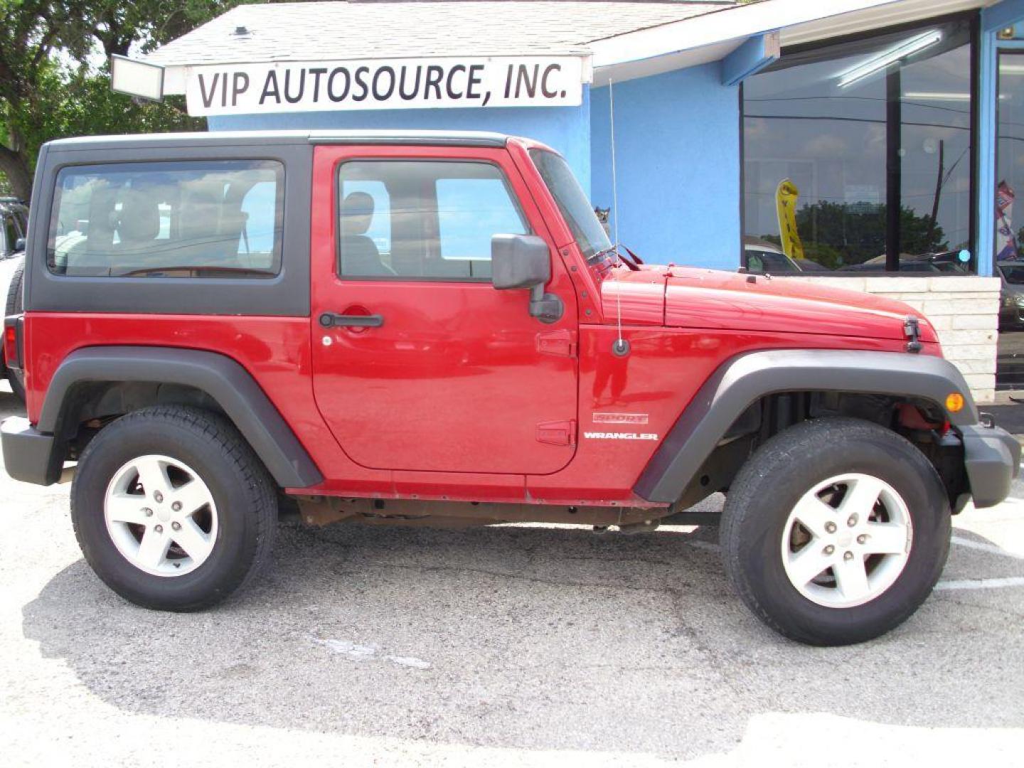 2011 RED JEEP WRANGLER SPORT (1J4AA2D18BL) with an 3.8L engine, Automatic transmission, located at 12019 San Pedro Avenue, San Antonio, TX, 78216, (208) 269-7240, 29.550915, -98.491142 - We provide financing options through various third-party Credit Unions and Auto Finance Companies, including RBFCU, USAA, SSFCU, Pen Fed, Navy Fed, Credit Human Credit Union of Texas, and most other credit unions. We also work with major banks such as Capital One and Broadway Bank. Payment methods a - Photo#1