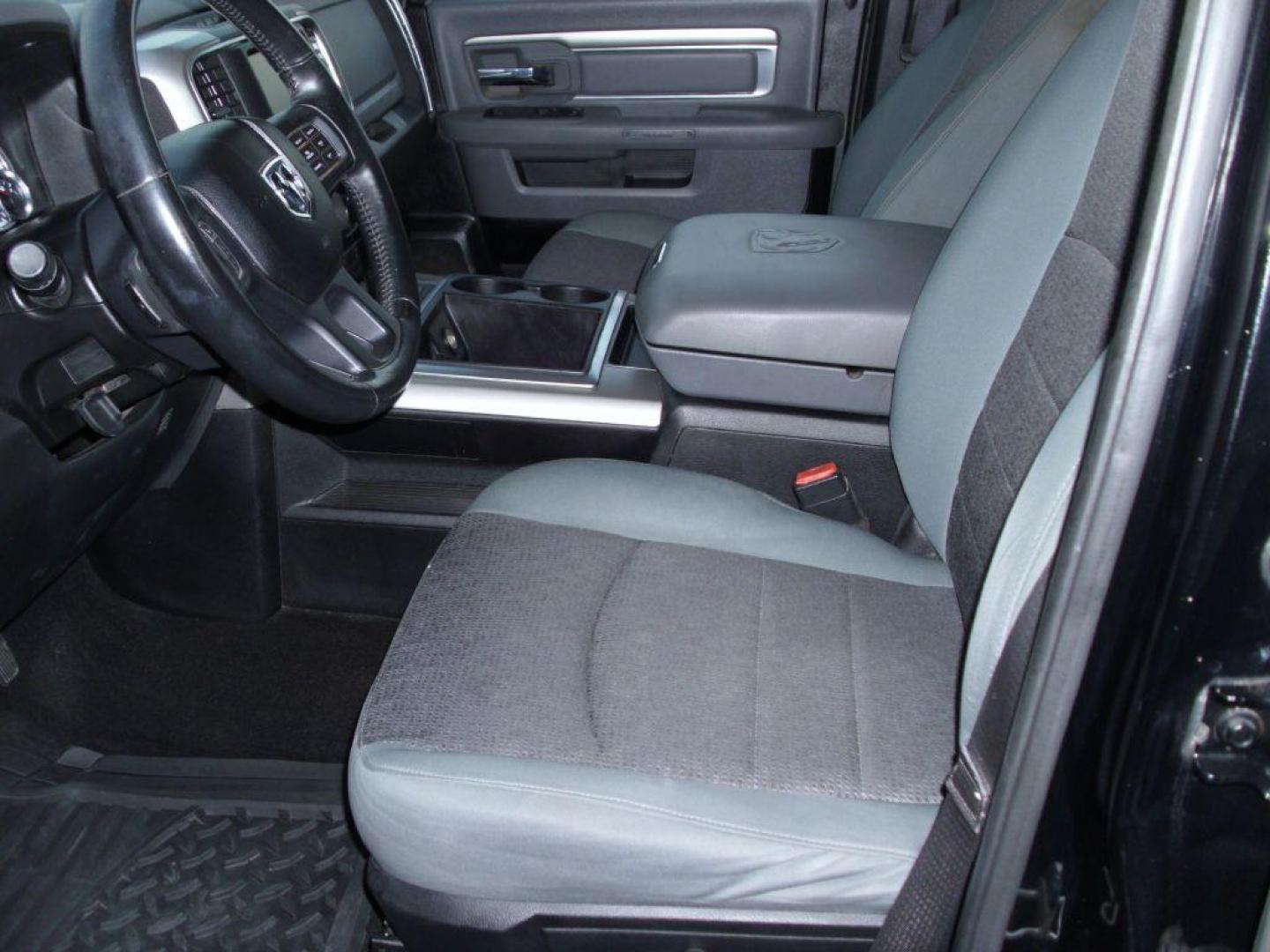 2014 BLACK RAM 1500 SLT (1C6RR6LT5ES) with an 5.7L engine, Automatic transmission, located at 2215 Harry Wurzbach Rd , San Antonio, TX, 78209, (208) 269-7240, 29.491415, -98.432098 - 20 INCH PLUS WHEELS! Alloy Wheels, Alpine Sound System, Automatic Transmission, ABS Brakes, Air Conditioning; Power Windows; Power Locks; Power Steering; Tilt Wheel; AM/FM CD/MP3; Satellite; AM/FM CD/DVD; Sentry Key; Keyless Entry; Available; Dual Air Bags Front and Sides; Active Belts; Crew Cab; Sh - Photo#12