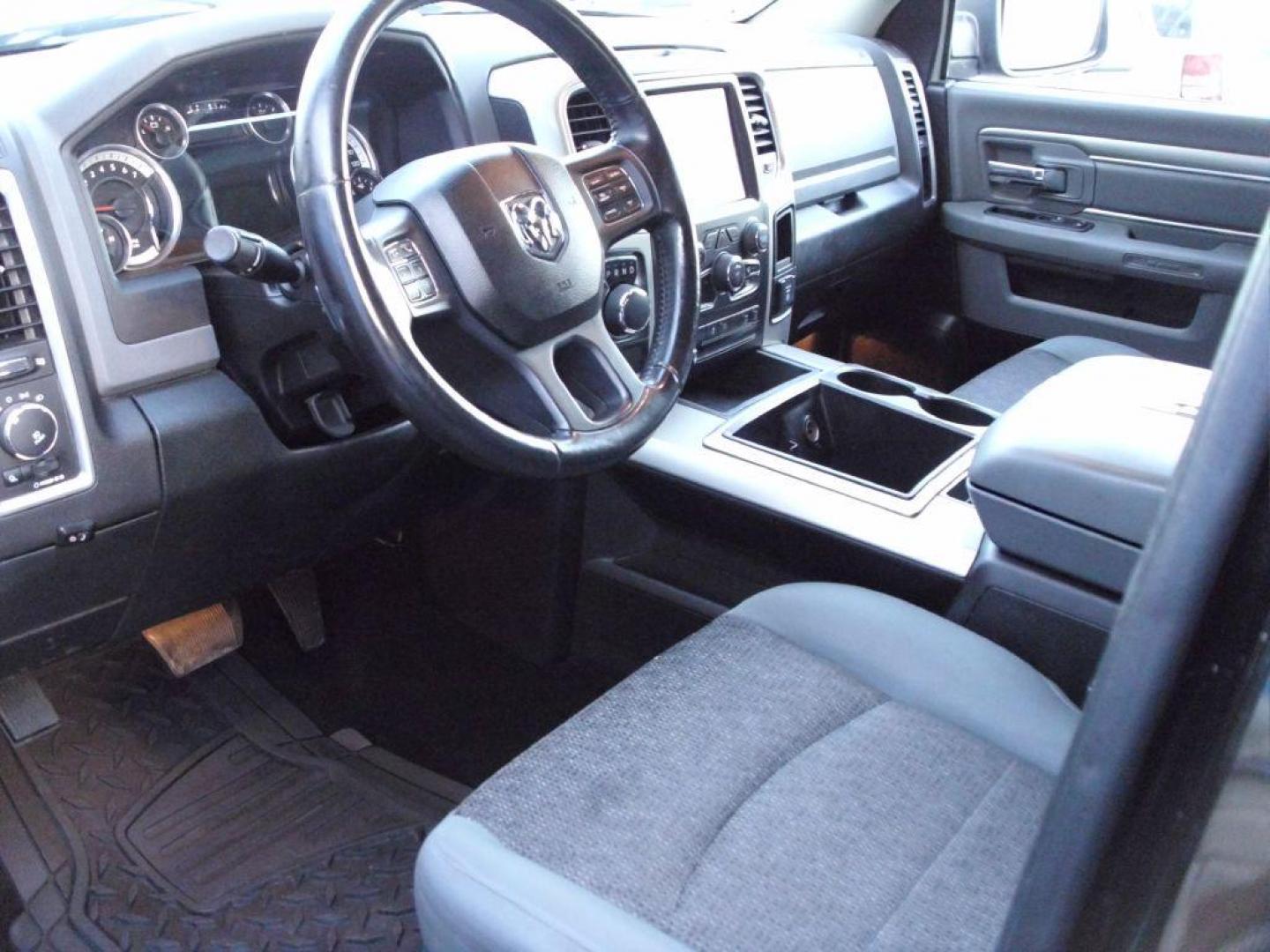 2014 BLACK RAM 1500 SLT (1C6RR6LT5ES) with an 5.7L engine, Automatic transmission, located at 2215 Harry Wurzbach Rd , San Antonio, TX, 78209, (208) 269-7240, 29.491415, -98.432098 - 20 INCH PLUS WHEELS! Alloy Wheels, Alpine Sound System, Automatic Transmission, ABS Brakes, Air Conditioning; Power Windows; Power Locks; Power Steering; Tilt Wheel; AM/FM CD/MP3; Satellite; AM/FM CD/DVD; Sentry Key; Keyless Entry; Available; Dual Air Bags Front and Sides; Active Belts; Crew Cab; Sh - Photo#13
