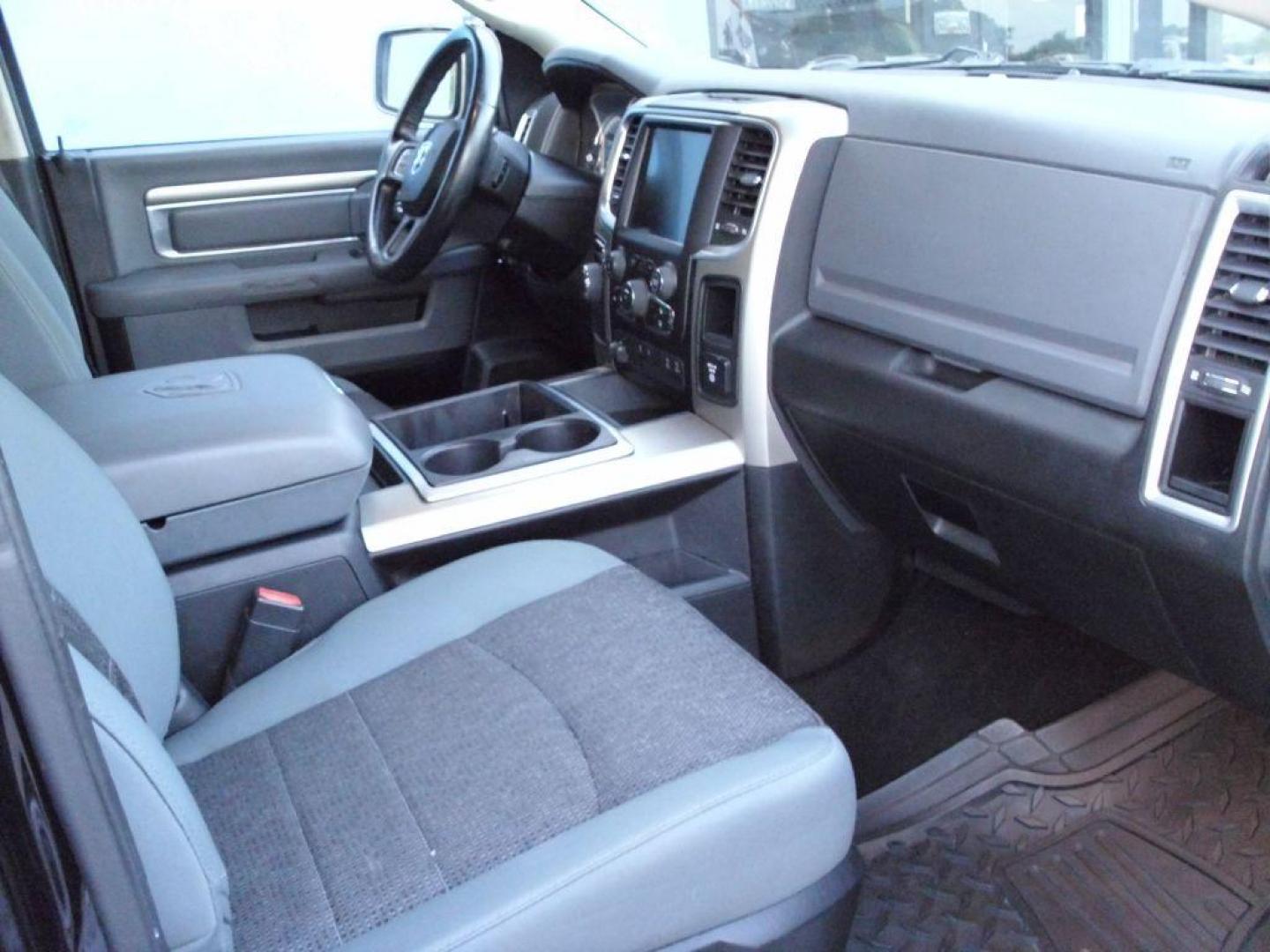 2014 BLACK RAM 1500 SLT (1C6RR6LT5ES) with an 5.7L engine, Automatic transmission, located at 2215 Harry Wurzbach Rd , San Antonio, TX, 78209, (208) 269-7240, 29.491415, -98.432098 - 20 INCH PLUS WHEELS! Alloy Wheels, Alpine Sound System, Automatic Transmission, ABS Brakes, Air Conditioning; Power Windows; Power Locks; Power Steering; Tilt Wheel; AM/FM CD/MP3; Satellite; AM/FM CD/DVD; Sentry Key; Keyless Entry; Available; Dual Air Bags Front and Sides; Active Belts; Crew Cab; Sh - Photo#14