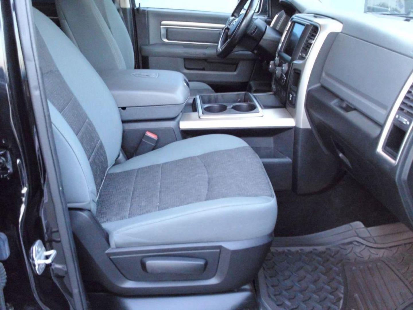 2014 BLACK RAM 1500 SLT (1C6RR6LT5ES) with an 5.7L engine, Automatic transmission, located at 2215 Harry Wurzbach Rd , San Antonio, TX, 78209, (208) 269-7240, 29.491415, -98.432098 - 20 INCH PLUS WHEELS! Alloy Wheels, Alpine Sound System, Automatic Transmission, ABS Brakes, Air Conditioning; Power Windows; Power Locks; Power Steering; Tilt Wheel; AM/FM CD/MP3; Satellite; AM/FM CD/DVD; Sentry Key; Keyless Entry; Available; Dual Air Bags Front and Sides; Active Belts; Crew Cab; Sh - Photo#15