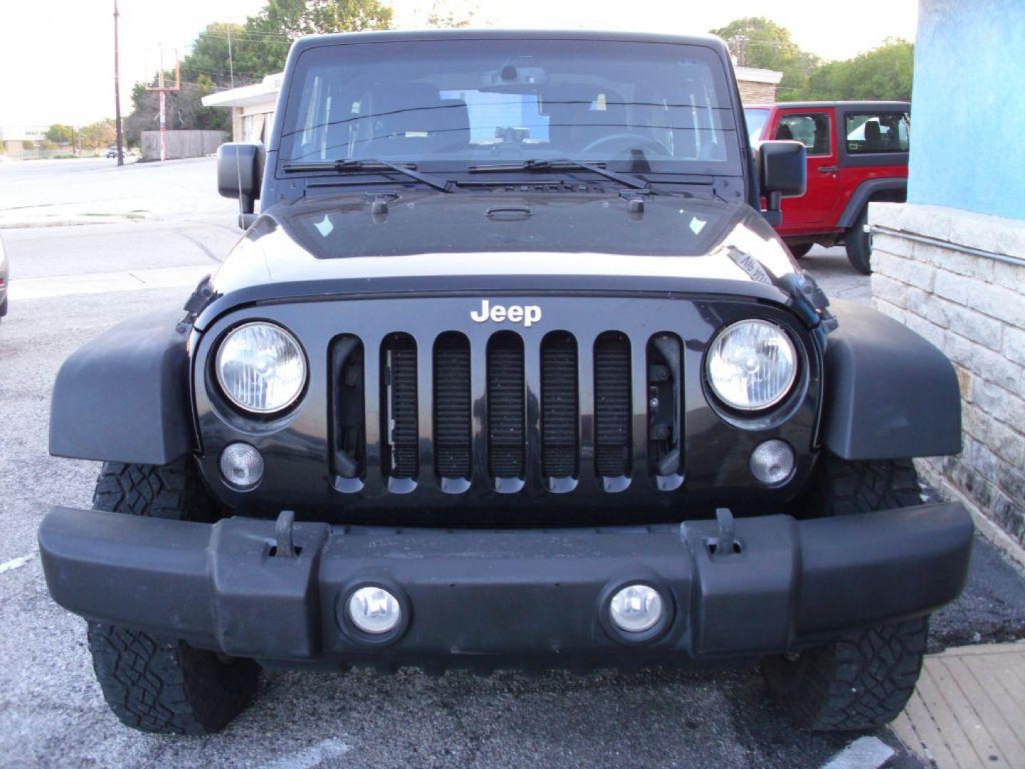 2014 BLACK JEEP WRANGLER SPORT (1C4AJWAG0EL) with an 3.6L engine, Automatic transmission, located at 2215 Harry Wurzbach Rd , San Antonio, TX, 78209, (208) 269-7240, 29.491415, -98.432098 - PERFECT FOR ADVENTURES! ONE OWNER! 4WD/AWD WITH ALLOY WHEELS! SPECIAL EDITION; Tow Hitch; Traction Control; Running Boards; Remote Start; Hard Top; Cloth Seats; Rear Defroster; Air Conditioning, ABS Brakes, Automatic Transmission; Power Steering; Tilt Wheel; AM/FM CD/MP3; AM/FM CD/DVD; Passive sentr - Photo#10