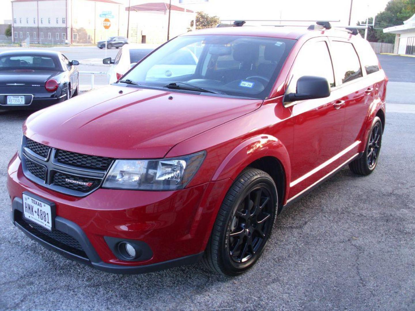2016 RED DODGE JOURNEY SXT (3C4PDCBB4GT) with an 2.4L engine, Automatic transmission, located at 2215 Harry Wurzbach Rd , San Antonio, TX, 78209, (208) 269-7240, 29.491415, -98.432098 - ONE OWNER- THIRD ROW SEATING; Roof Rack, Traction Control; Air Conditioning; Power Door Locks; Power Steering; AM/FM Stereo; Alloy Wheels; Cruise Control; Side Air Bags; Power Seat; Power Windows; Dual Air Bags ** WE DO NOT OFFER BUY HERE PAY HERE FINANCING. or Sub-Prime credit rebuilding** - Photo#0