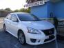 2013 WHITE NISSAN SENTRA S (3N1AB7AP0DL) with an 1.8L engine, Continuously Variable transmission, located at 2215 Harry Wurzbach Rd , San Antonio, TX, 78209, (208) 269-7240, 29.491415, -98.432098- Photo#2