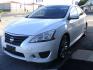 2013 WHITE NISSAN SENTRA S (3N1AB7AP0DL) with an 1.8L engine, Continuously Variable transmission, located at 2215 Harry Wurzbach Rd , San Antonio, TX, 78209, (208) 269-7240, 29.491415, -98.432098- Photo#5